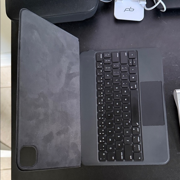Sleek Gray Tablet Keyboard Case